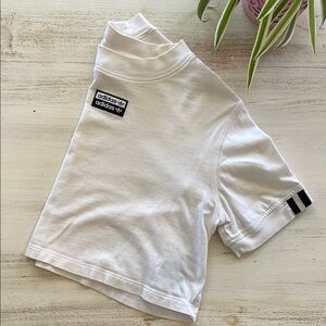 Vintage Adidas Casual Cotton Crop Top